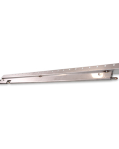 Türpfosten 1000/35 Edelstahl mit Riegelstange verkürzt